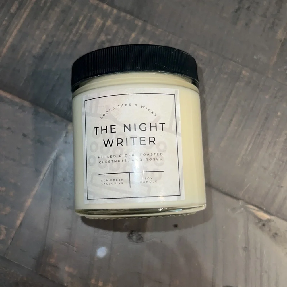 Books Tabs & Wicks Soy Candle 